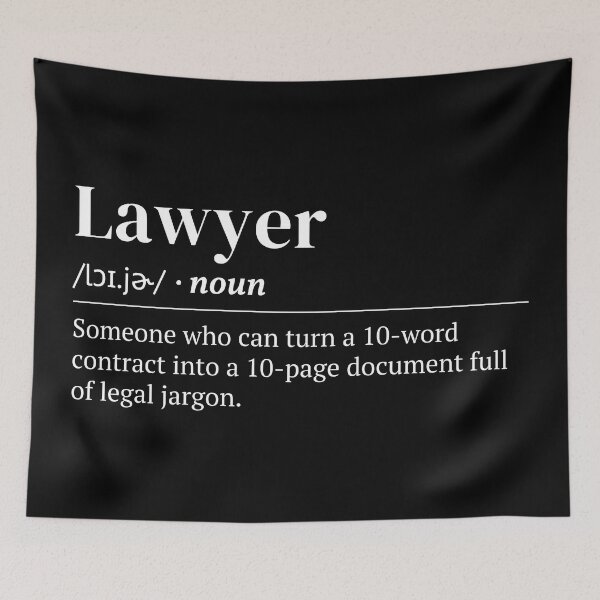 Item preview, Lawyer Funny Urban Dictionary Meaning designed and sold by SpeakSarcasm.