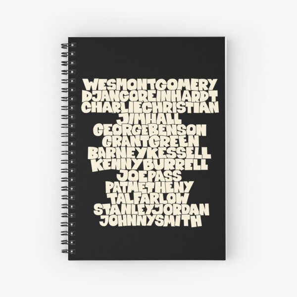 Item preview, Jazz Legends in Type: The Jazz Guitarists designed and sold by Boogosh.