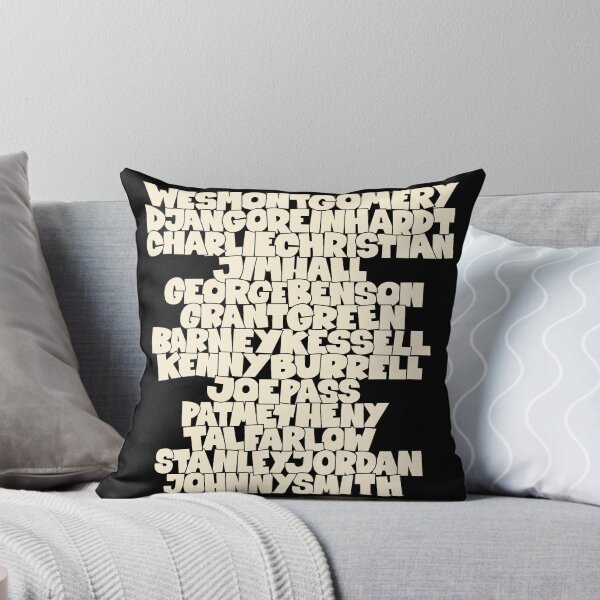 Item preview, Jazz Legends in Type: The Jazz Guitarists designed and sold by Boogosh.