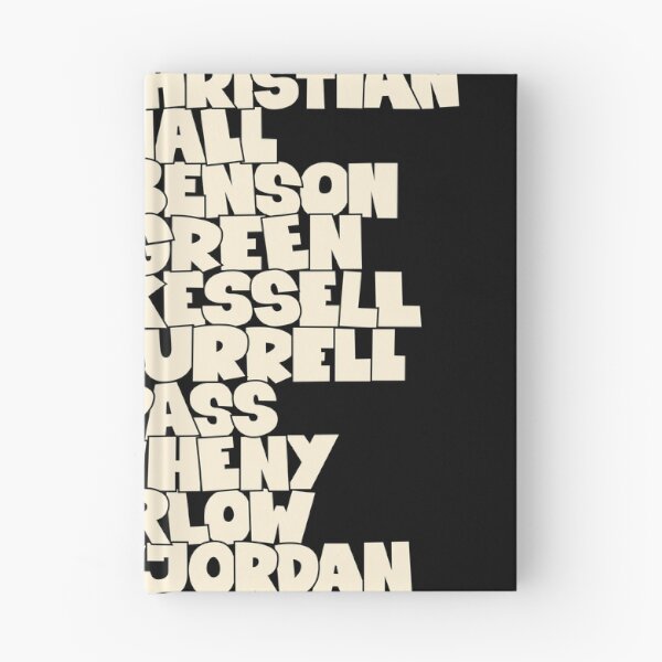 Item preview, Jazz Legends in Type: The Jazz Guitarists designed and sold by Boogosh.