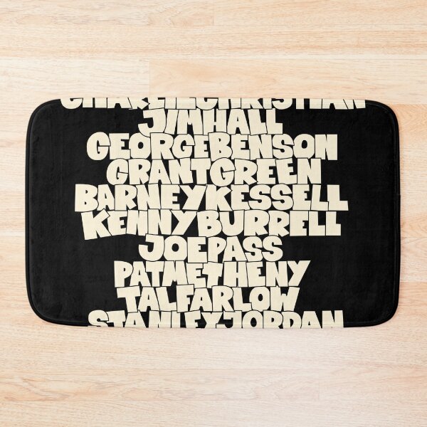 Item preview, Jazz Legends in Type: The Jazz Guitarists designed and sold by Boogosh.