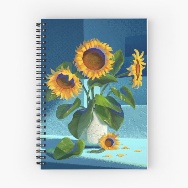Item preview, Sunflowers in a blue room designed and sold by Andy  Gallego.