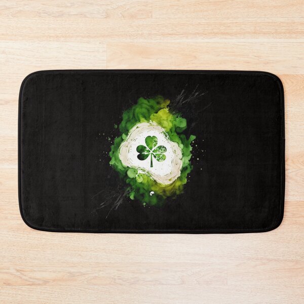 Item preview, Shamrock three leaf Clover Splash St Patrick's day Art designed and sold by Cheeeeky.
