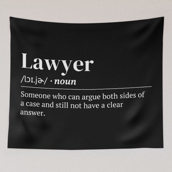 Item preview, Lawyer Funny Urban Dictionary Meaning designed and sold by SpeakSarcasm.