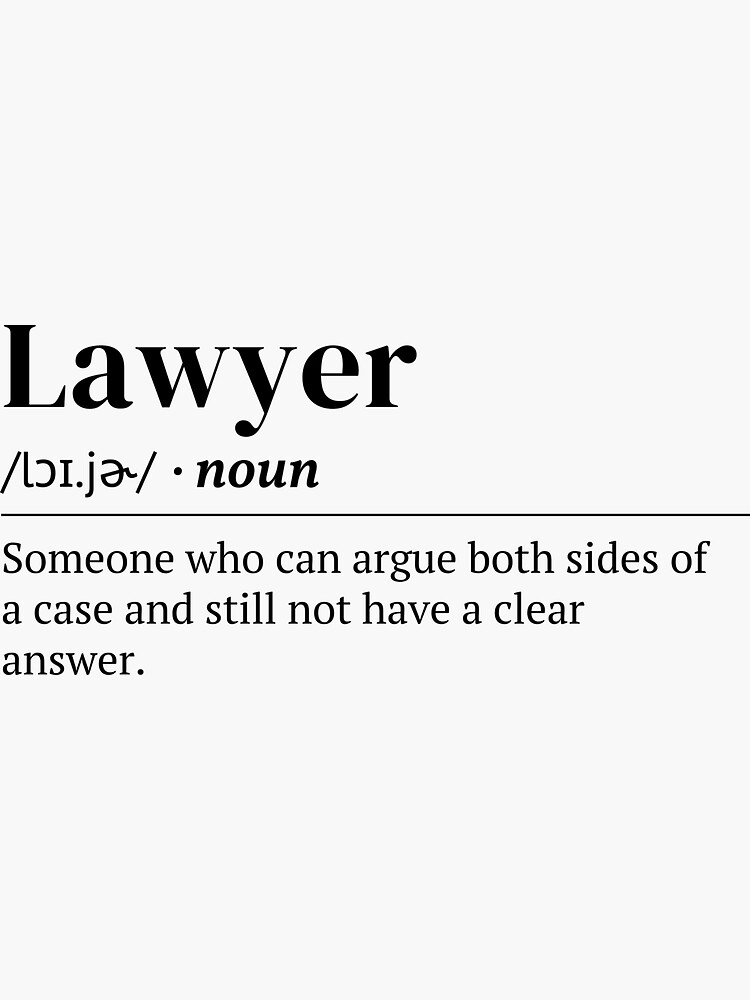 Lawyer Funny Urban Dictionary Meaning