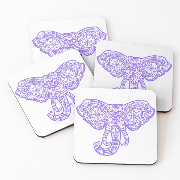 Item preview, Creative violet vector style elephant mandala designed and sold by marco2r.