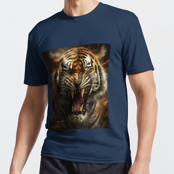 Tiger Head Tiger Face Tiger T Shirt' Men's Premium Tank Top
