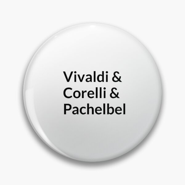 Item preview, Baroque composers - Vivaldi, Corelli, Pachelbel designed and sold by Inspirationmotivation.