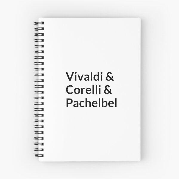 Item preview, Baroque composers - Vivaldi, Corelli, Pachelbel designed and sold by Inspirationmotivation.