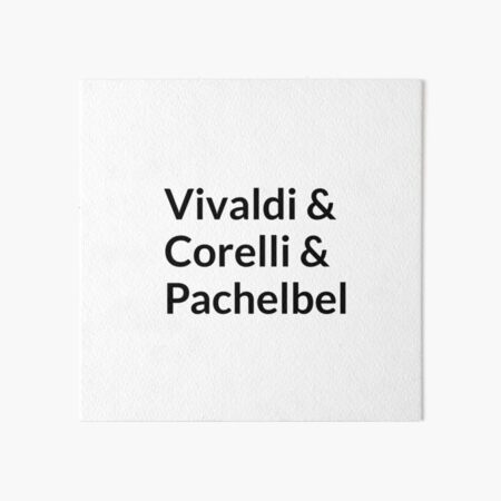 Aperçu de l'œuvre Compositeurs baroques - Vivaldi, Corelli, Pachelbel créée et vendue par Inspirationmotivation.