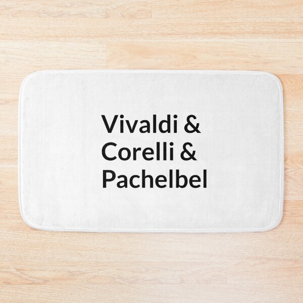 Item preview, Baroque composers - Vivaldi, Corelli, Pachelbel designed and sold by Inspirationmotivation.