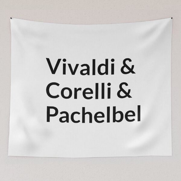 Item preview, Baroque composers - Vivaldi, Corelli, Pachelbel designed and sold by Inspirationmotivation.