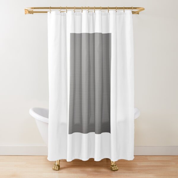 #Gray Shower Curtain