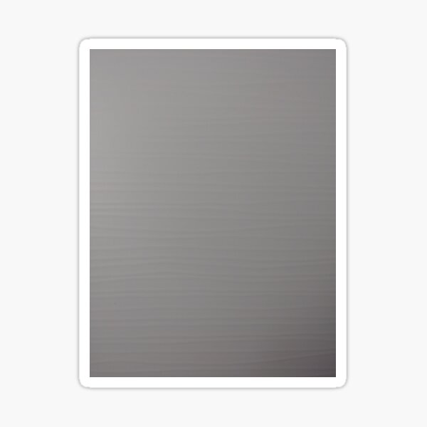 #Gray Glossy Sticker