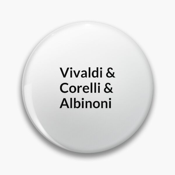 Item preview, Baroque composers - Vivaldi, Corelli, Albinoni designed and sold by Inspirationmotivation.