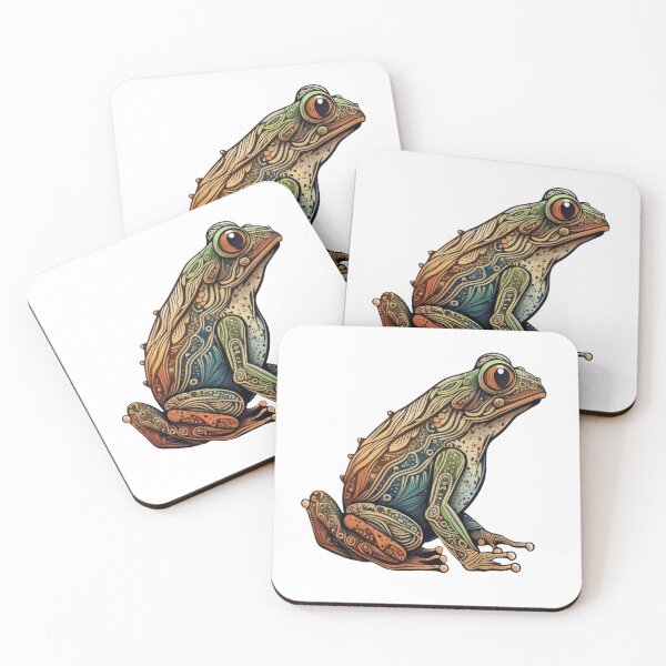 Aperçu de l'œuvre Art Brut Grenouille I créée et vendue par SpectrumDesign9.