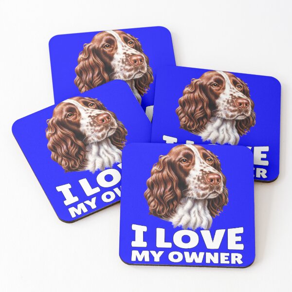 Item preview, Springer Spaniel Dog Owner Gifts  I Love My Owner  designed and sold by fantasticdesign.