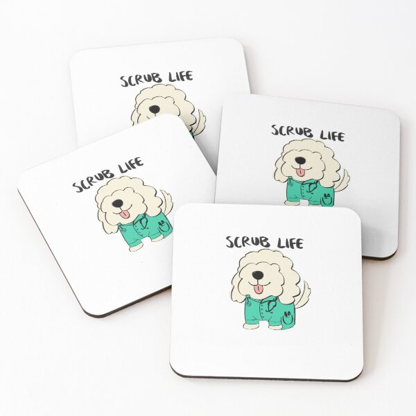 Item preview, Scrub Life Dog  designed and sold by Hanasroad.