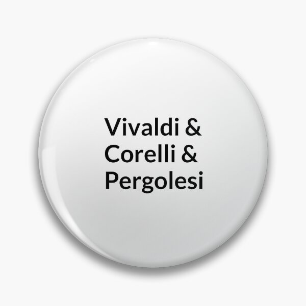 Item preview, Baroque composers - Vivaldi, Corelli, Pergolesi designed and sold by Inspirationmotivation.
