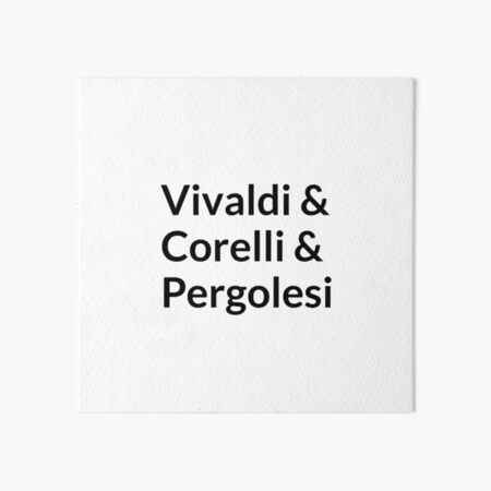 Aperçu de l'œuvre Compositeurs baroques - Vivaldi, Corelli, Pergolesi créée et vendue par Inspirationmotivation.