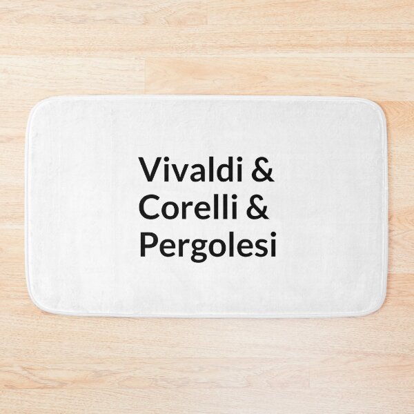 Item preview, Baroque composers - Vivaldi, Corelli, Pergolesi designed and sold by Inspirationmotivation.