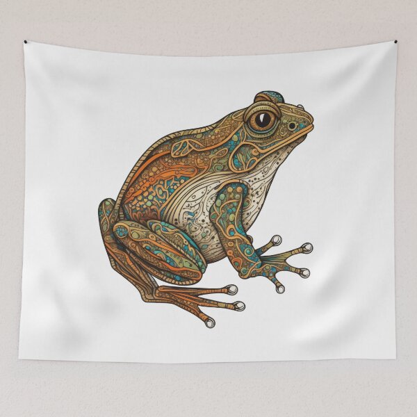 Aperçu de l'œuvre Art Brut Grenouille II créée et vendue par SpectrumDesign9.