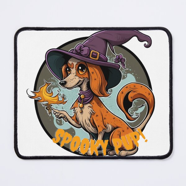 Item preview, Witchy Pup Cartoon Dog designed and sold by RootNeeds.