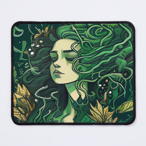 Item preview, Nouveau Green Mermaid designed and sold by Nouvyka.