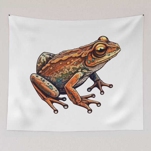 Aperçu de l'œuvre Art Brut Grenouille V créée et vendue par SpectrumDesign9.