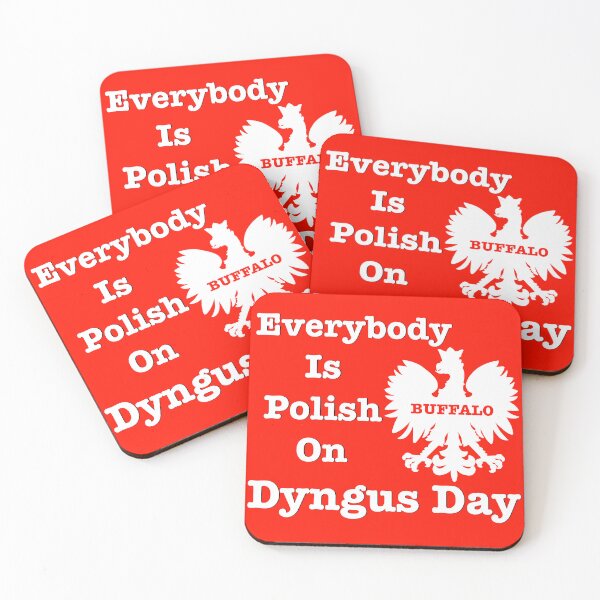 Item preview, Todo el mundo es polaco en el día de Dyngus (rojo) designed and sold by JMDesignHouse.
