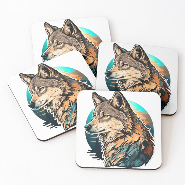 Item preview, vector wolf designed and sold by Deadv.