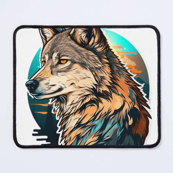 Item preview, vector wolf designed and sold by Deadv.