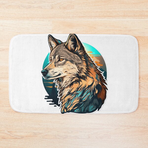 Item preview, vector wolf designed and sold by Deadv.