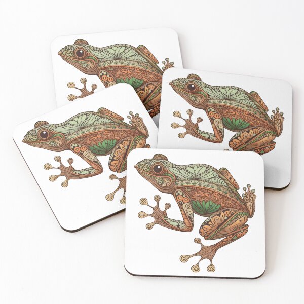 Aperçu de l'œuvre Art Brut Grenouille VI créée et vendue par SpectrumDesign9.