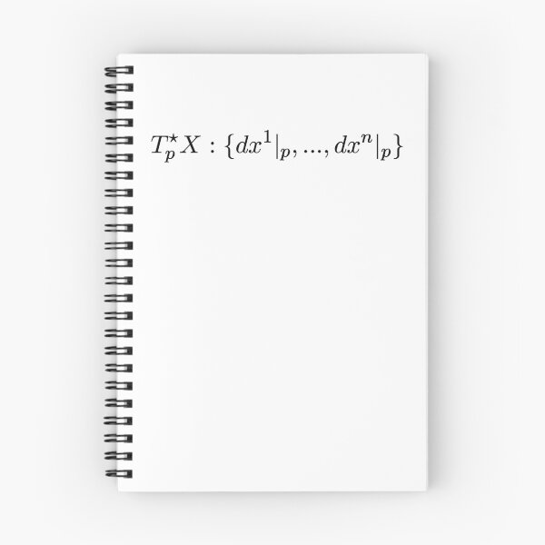 Item preview, The basis of the cotangent space, topology and differential geometry designed and sold by NoetherSym.