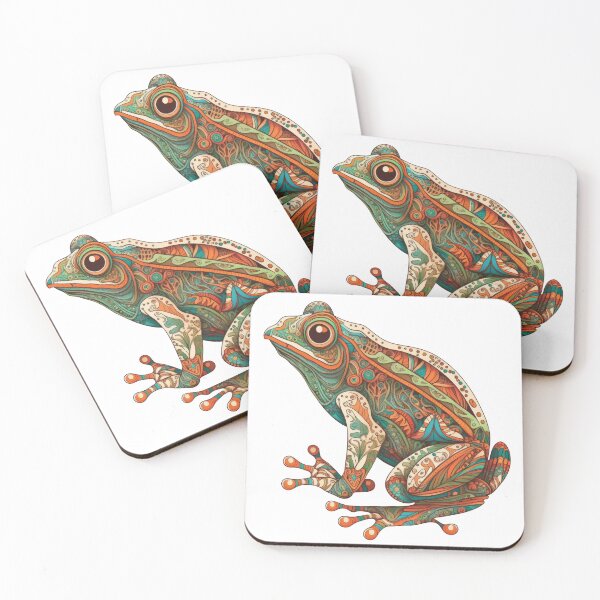 Aperçu de l'œuvre Art Brut Grenouille VII créée et vendue par SpectrumDesign9.