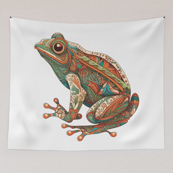 Aperçu de l'œuvre Art Brut Grenouille VII créée et vendue par SpectrumDesign9.