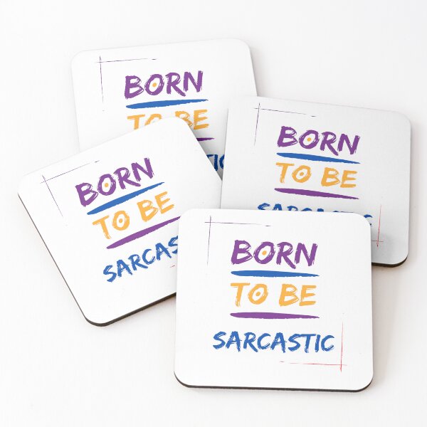Item preview, Born to be Sarcastic designed and sold by mohtadyragab.