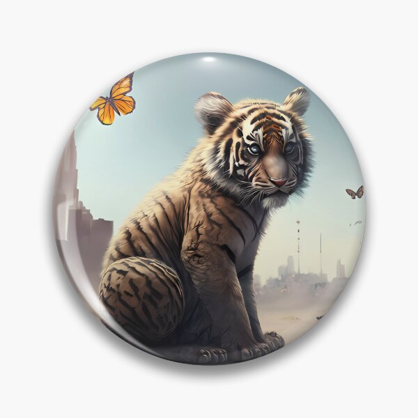 Item preview, Tiger cub lost in future designed and sold by SMILE88.