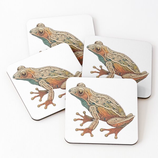 Aperçu de l'œuvre Art Brut Grenouille VIII créée et vendue par SpectrumDesign9.