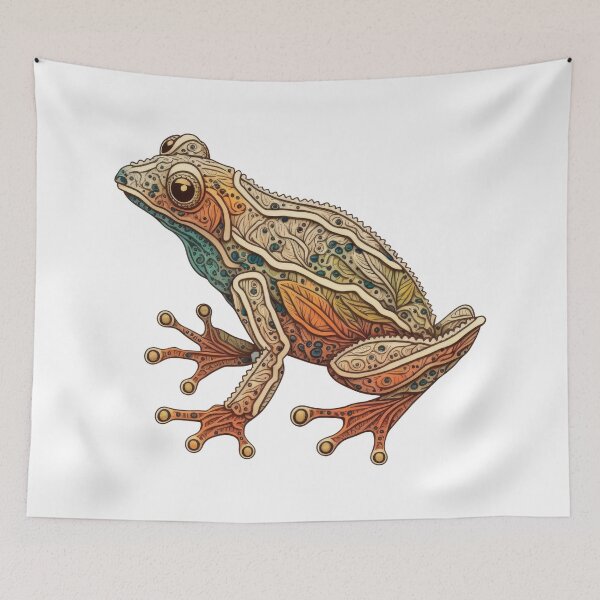 Aperçu de l'œuvre Art Brut Grenouille VIII créée et vendue par SpectrumDesign9.