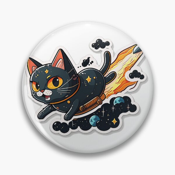Item preview, He's a Rocket Cat designed and sold by Richard-Y.