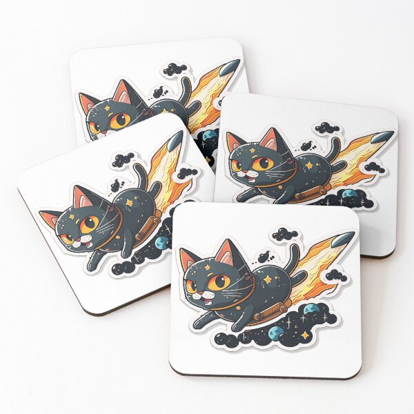 Item preview, He's a Rocket Cat designed and sold by Richard-Y.