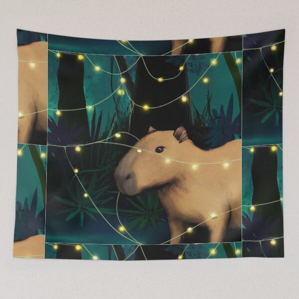 Artikelvorschau, Capybara Happy Bara entworfen und verkauft von Winging-It.