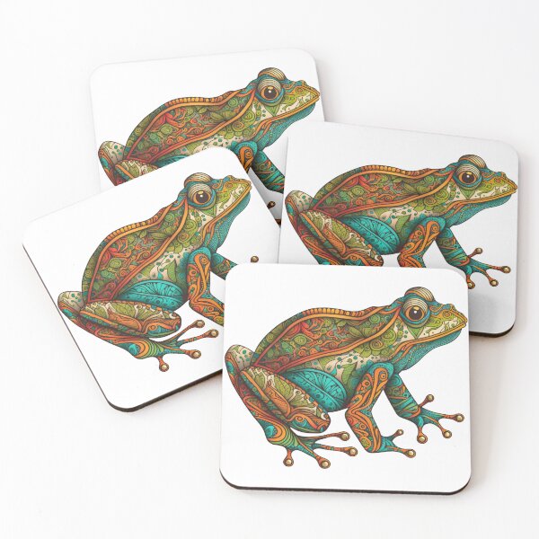 Aperçu de l'œuvre Art Brut Grenouille IX créée et vendue par SpectrumDesign9.