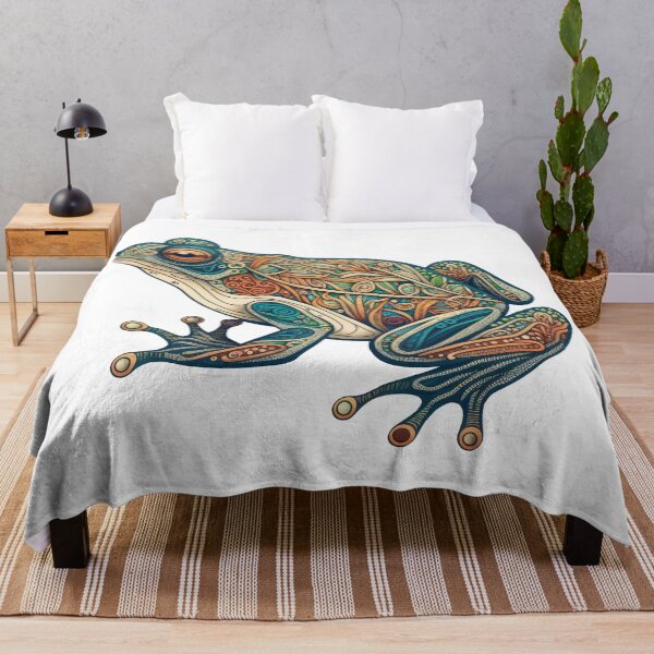 Aperçu de l'œuvre Art Brut Grenouille X créée et vendue par SpectrumDesign9.