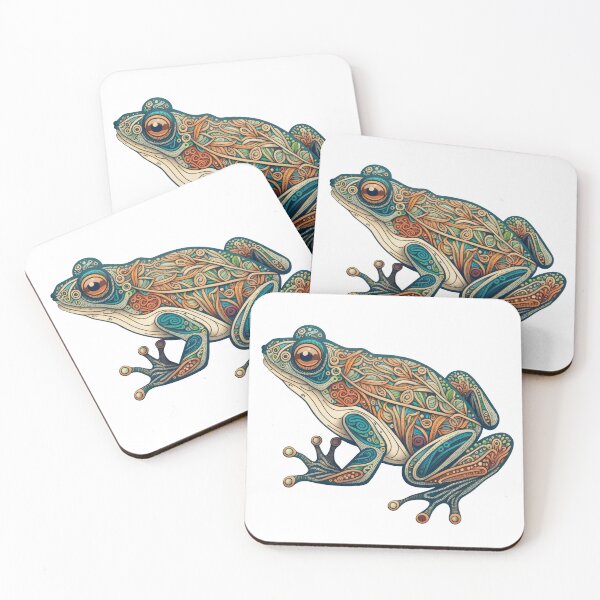 Aperçu de l'œuvre Art Brut Grenouille X créée et vendue par SpectrumDesign9.