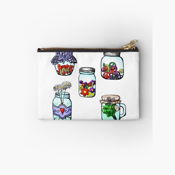 Item preview, Hippy jars designed and sold by writersparks.