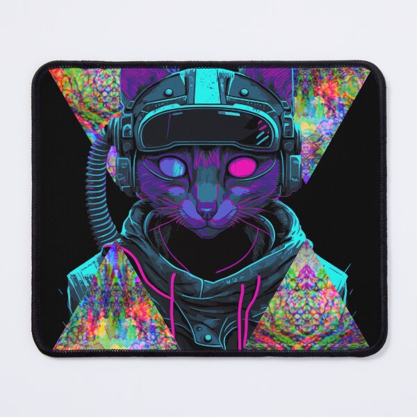 Item preview, CyberpunkCat designed and sold by AbrorschachArt.
