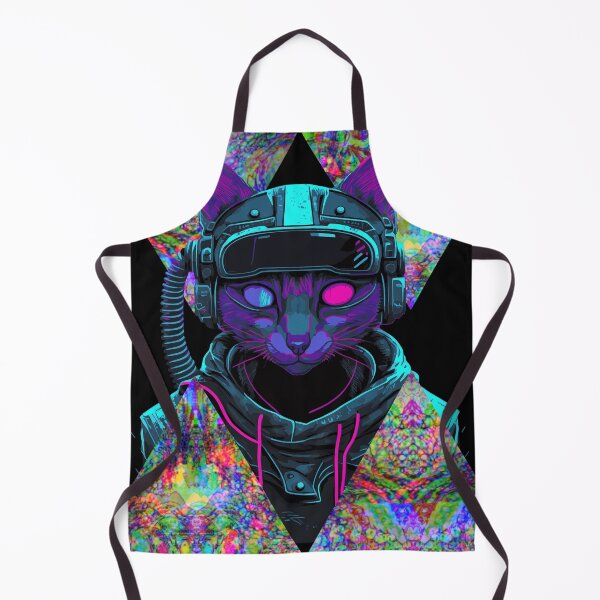 Item preview, CyberpunkCat designed and sold by AbrorschachArt.